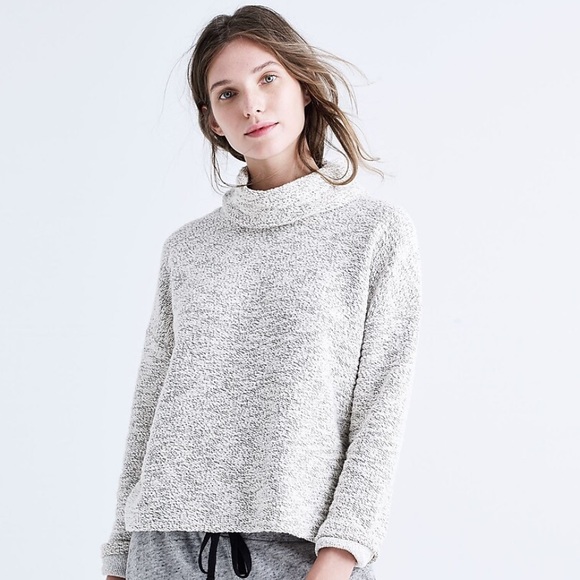 Madewell Sweaters - Madewell Mock neck Marled Pullover Top Size M